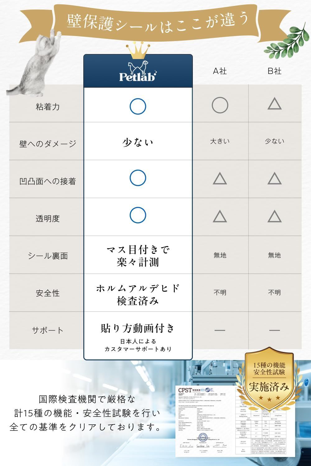 猫の爪とぎ防止