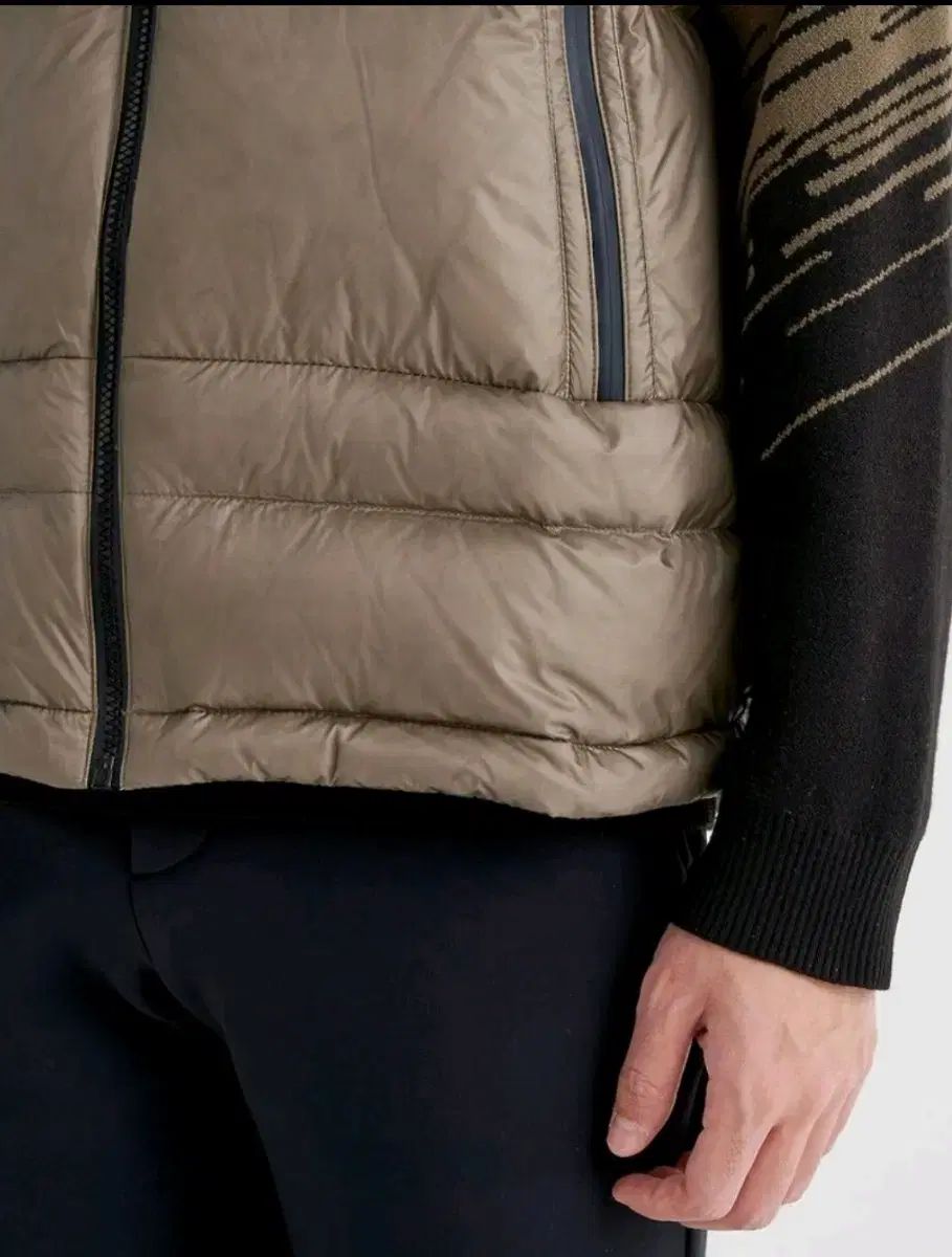 ビーンポールゴルフ メンズ ベ이지 ダウン ベスト XL LLC-HASEGAWATOSO_COM