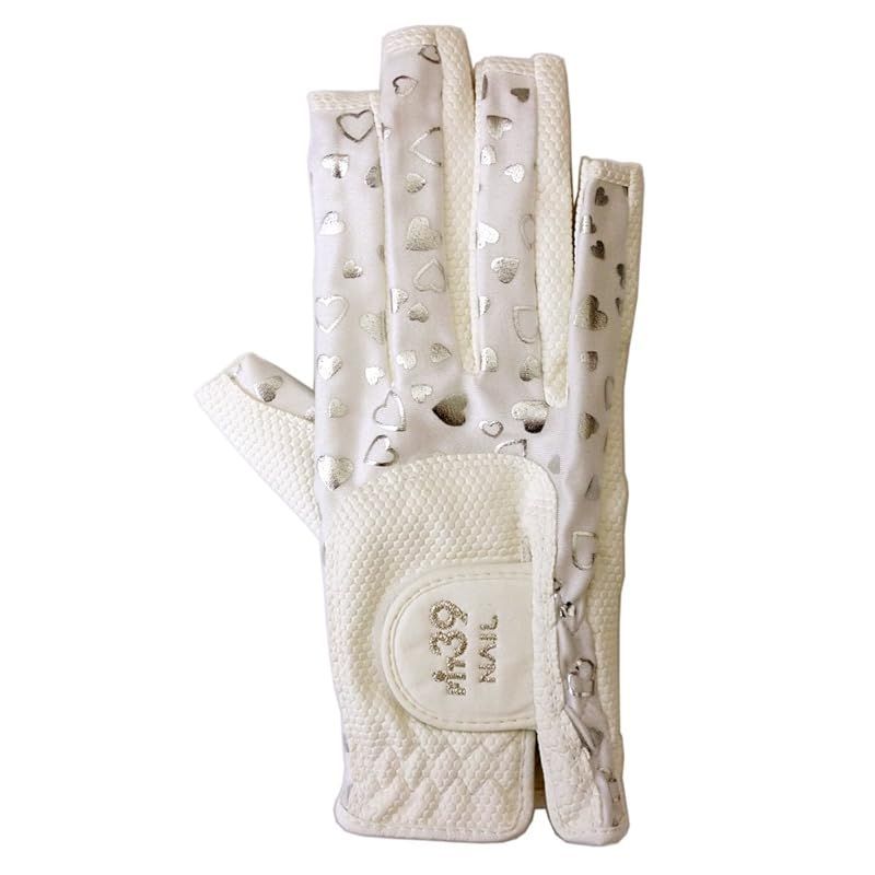 ミックゴルフ(MIC 39 GOLF) FIT39 NAIL ハートシリーズ 右手用 ハートシルバー/白 S 2mvetro ミックゴルフ(MIC 39 GOLF) FIT39 NAIL ハートシリーズ 右手用