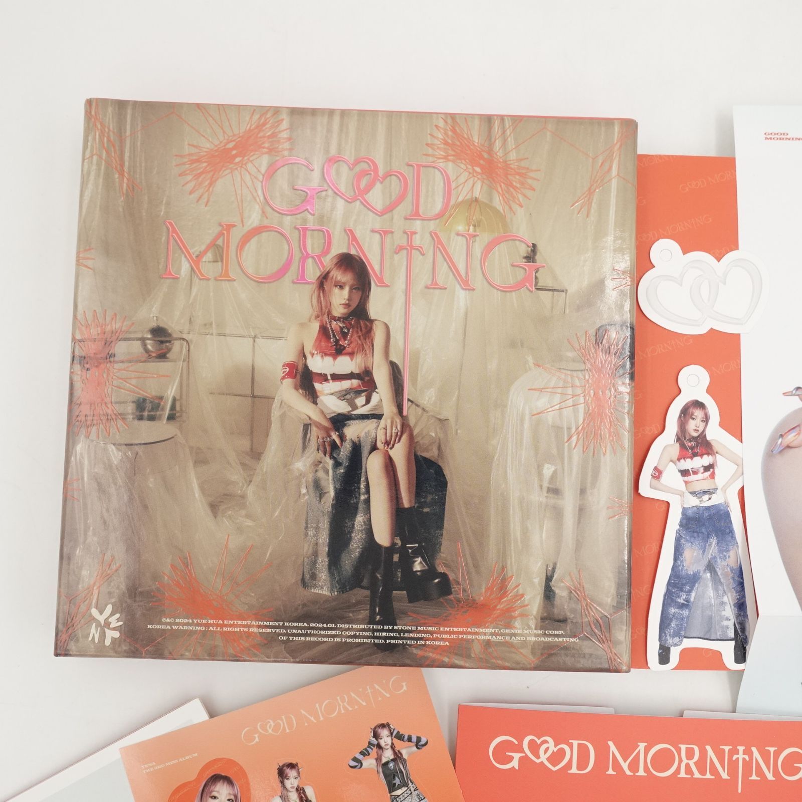 イェナ GOOD MORNING アルバム CD ホログラム トレカ フォト