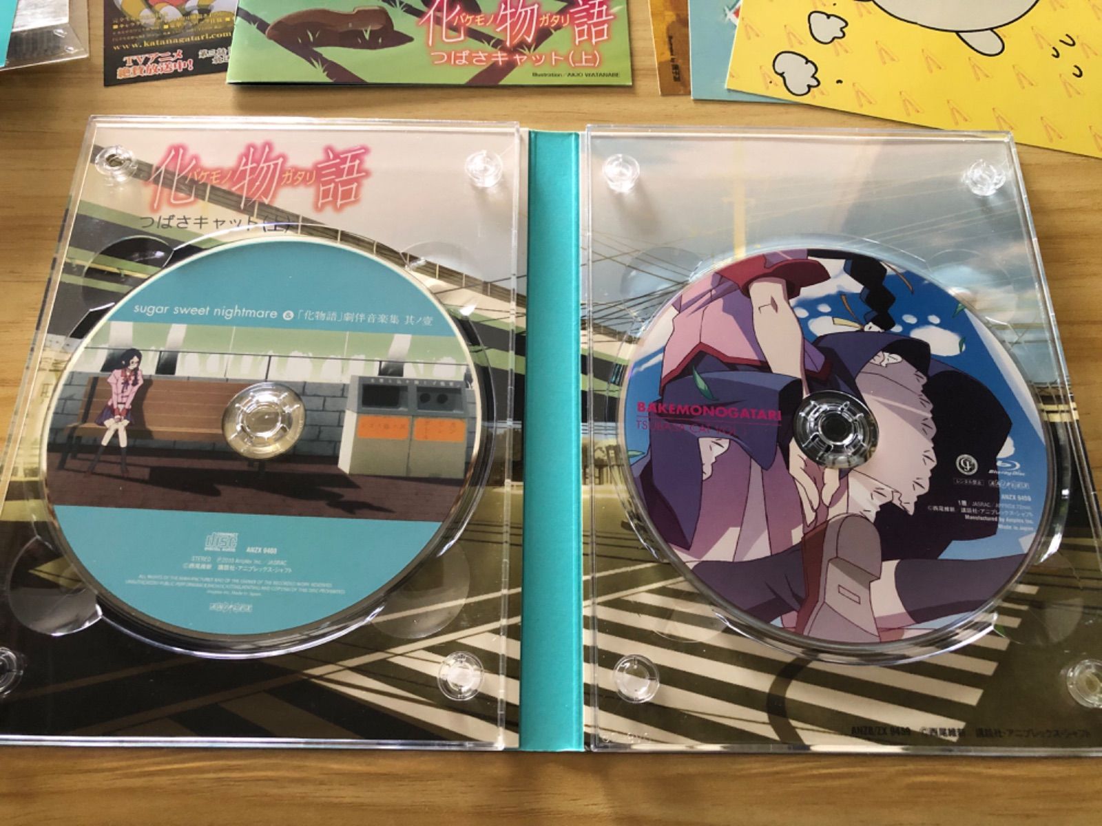 中古][Blu-ray+CD] 化物語 バケモノガタリ2〜6巻セット〈完全生産限定