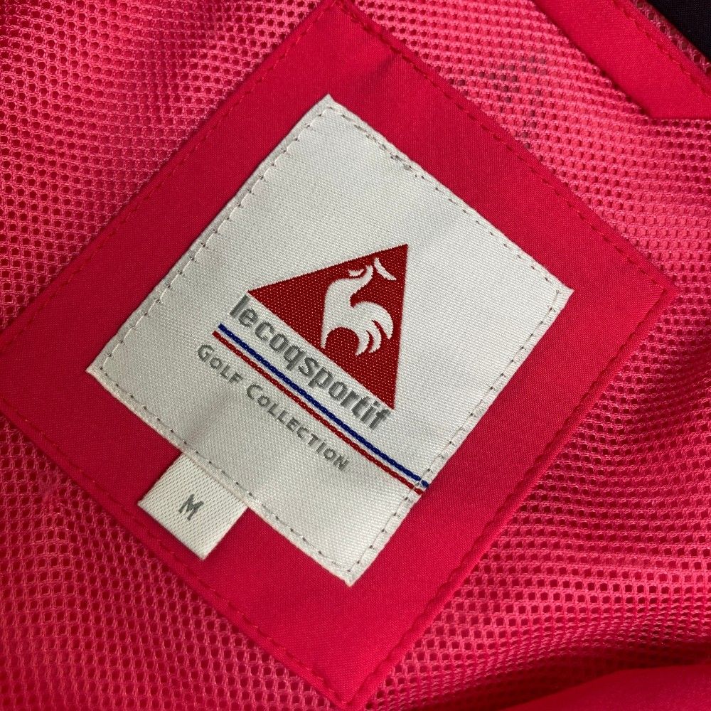 le coq sportif - ゴルフ用品 ウエア 2way ルコック ピンク サイズ：M LE COQ GOLF ルコックゴルフ 2WAY裏メッシュ ジップ