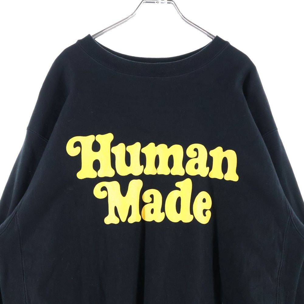 HUMAN MADE ブラック スウェット HUMAN MADE - HUMAN MADE ヒューマンメイド トレーナー