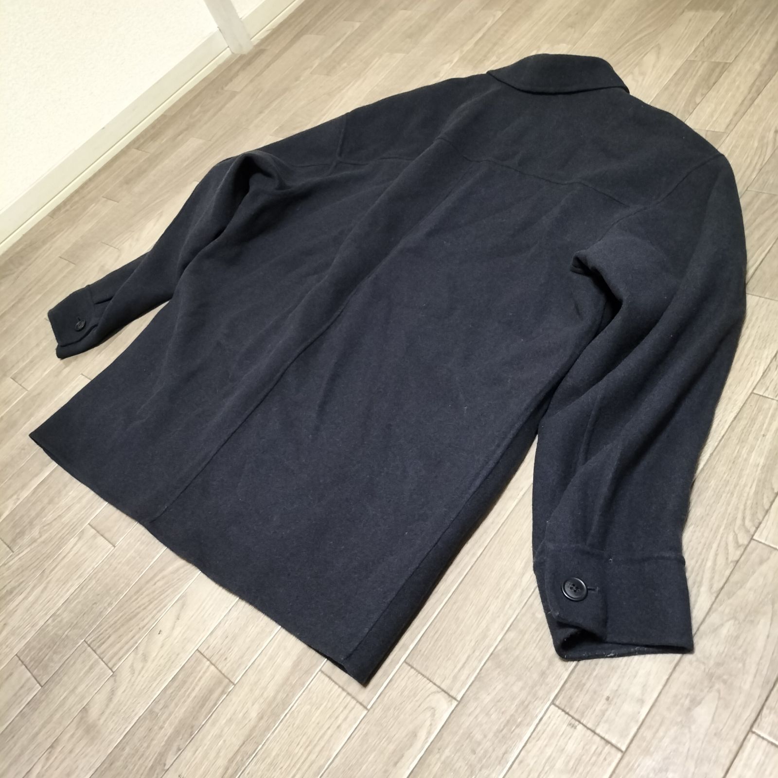 綺麗☆+J UNIQLO JILSANDER ウールブレンドオーバーサイズシャツ