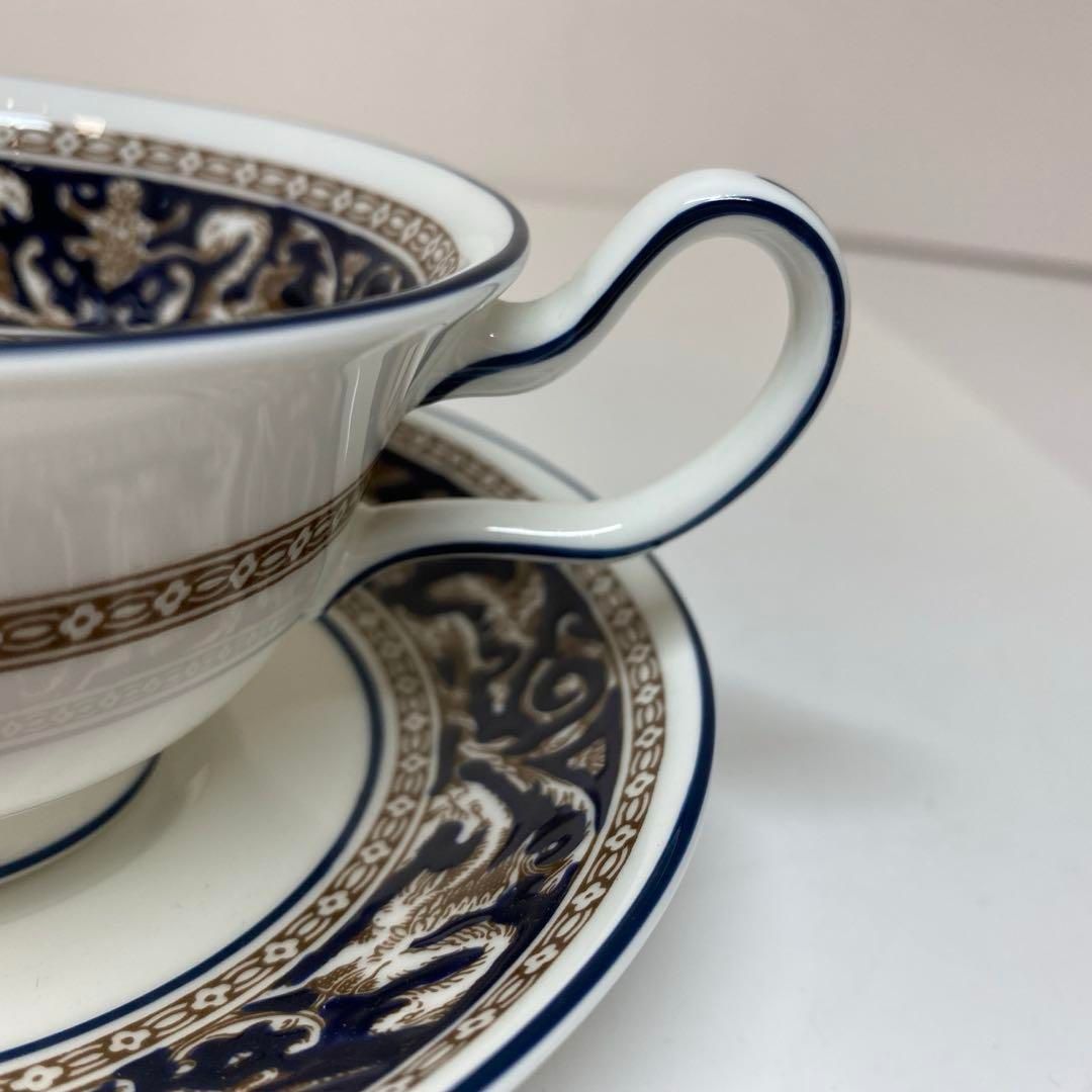 ウェッジウッド フロレンティーンコバルト 東さ6-0525 1F