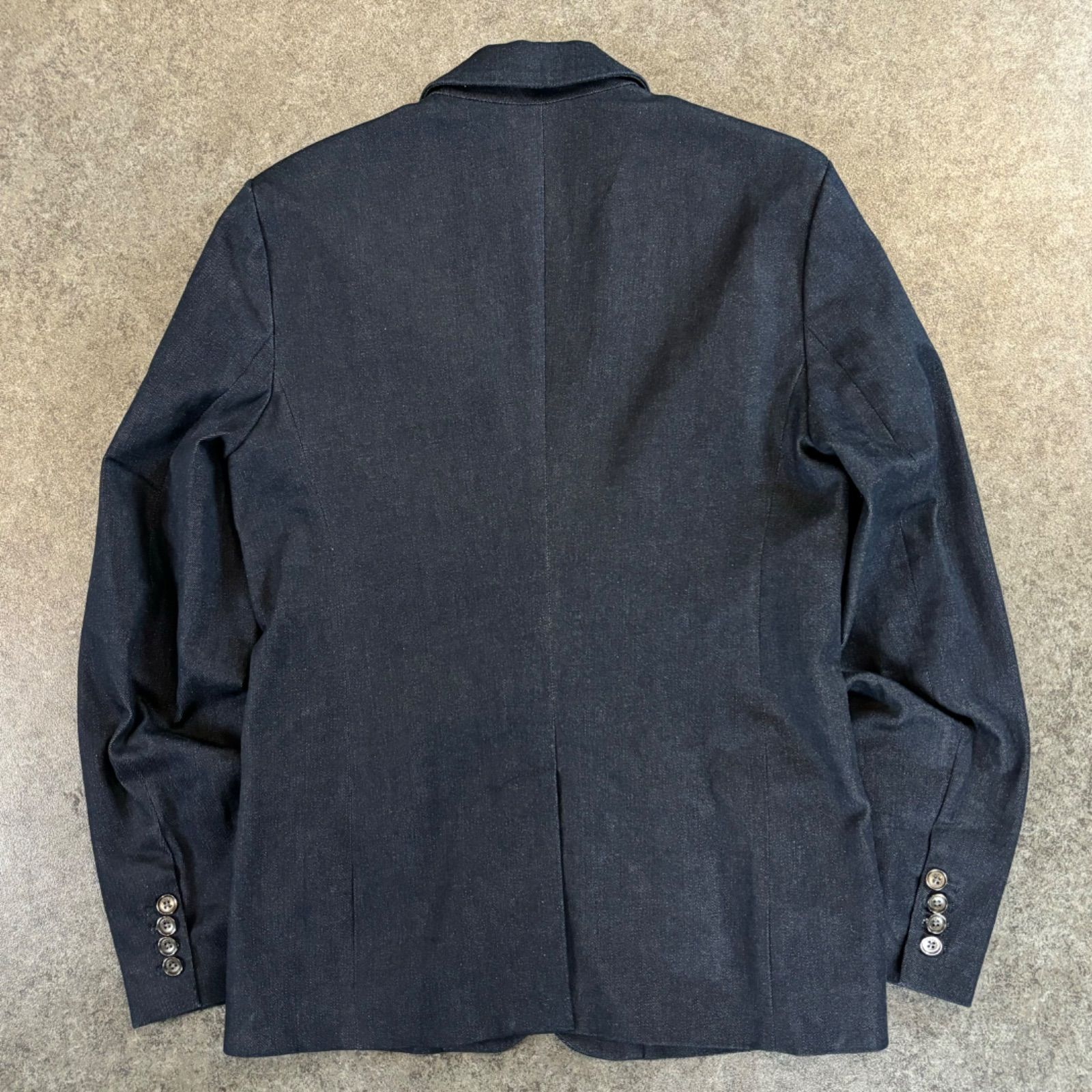 GUESS Denim Indigo Tailored Jacket Stretch ゲス デニム テーラード 