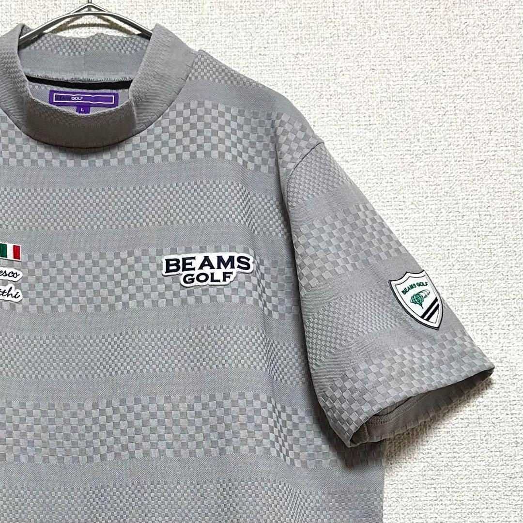 2023年モデル】BEAMS GOLF PURPLE LABELビームスゴルフ パープルレーベル メンズモックネックシャツ グレーL  タラッティプラスリッチ - メルカリ