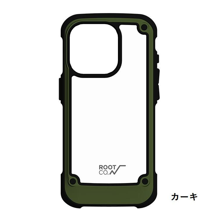 ROOT CO. ルートコー iPhone13 ケース カーキ 未使用 - スマホアクセサリー