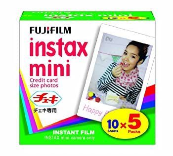 【中古】 FUJIFILM 富士フイルム インスタントカラーフィルム instax mini 5パック INSTAX MINI K5