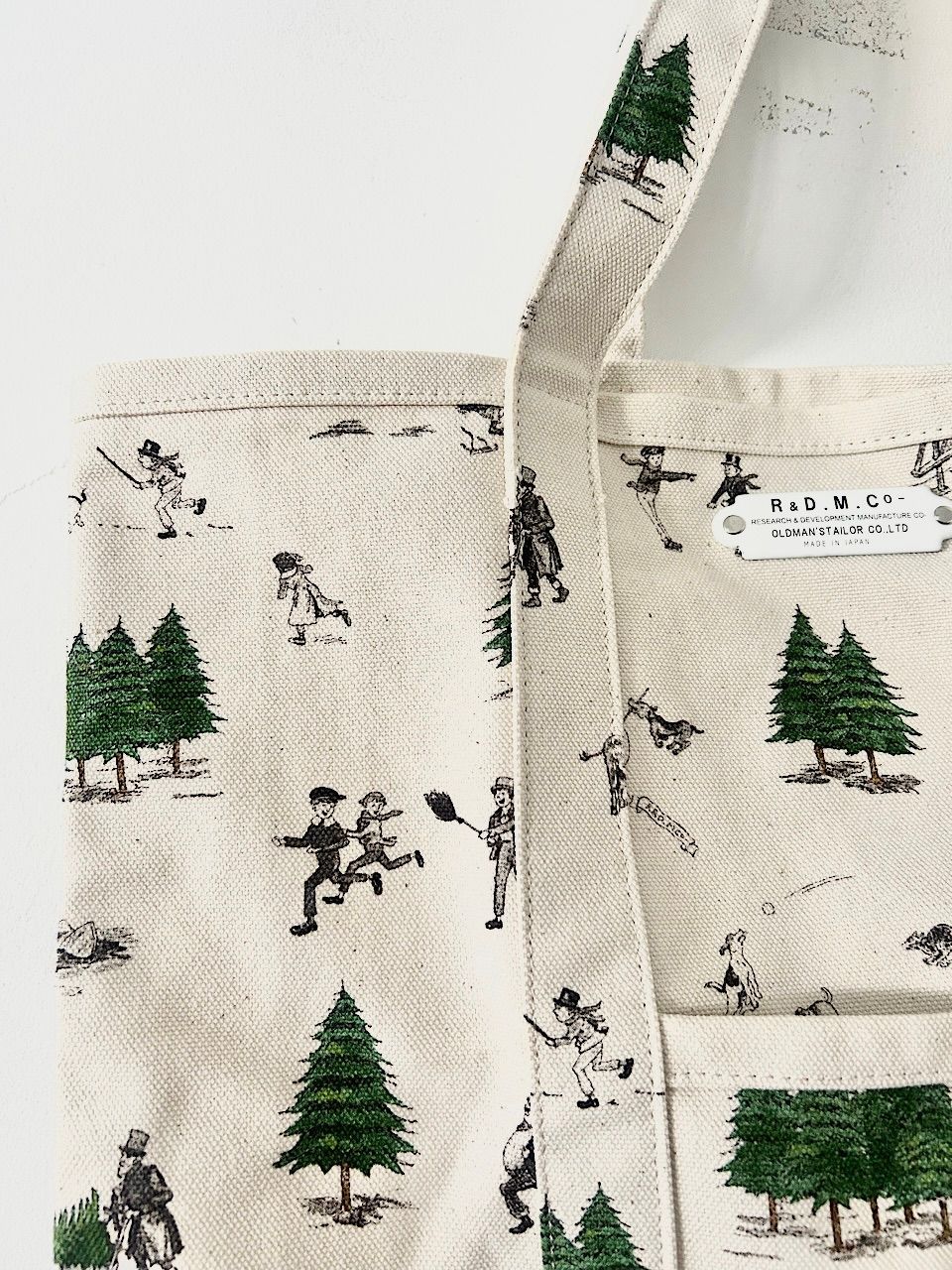 【美品】オールドマンズテーラー　WEEKEND HILL キャンバストートバッグ 美品】オールドマンズテーラー WEEKEND HILL キャンバストート