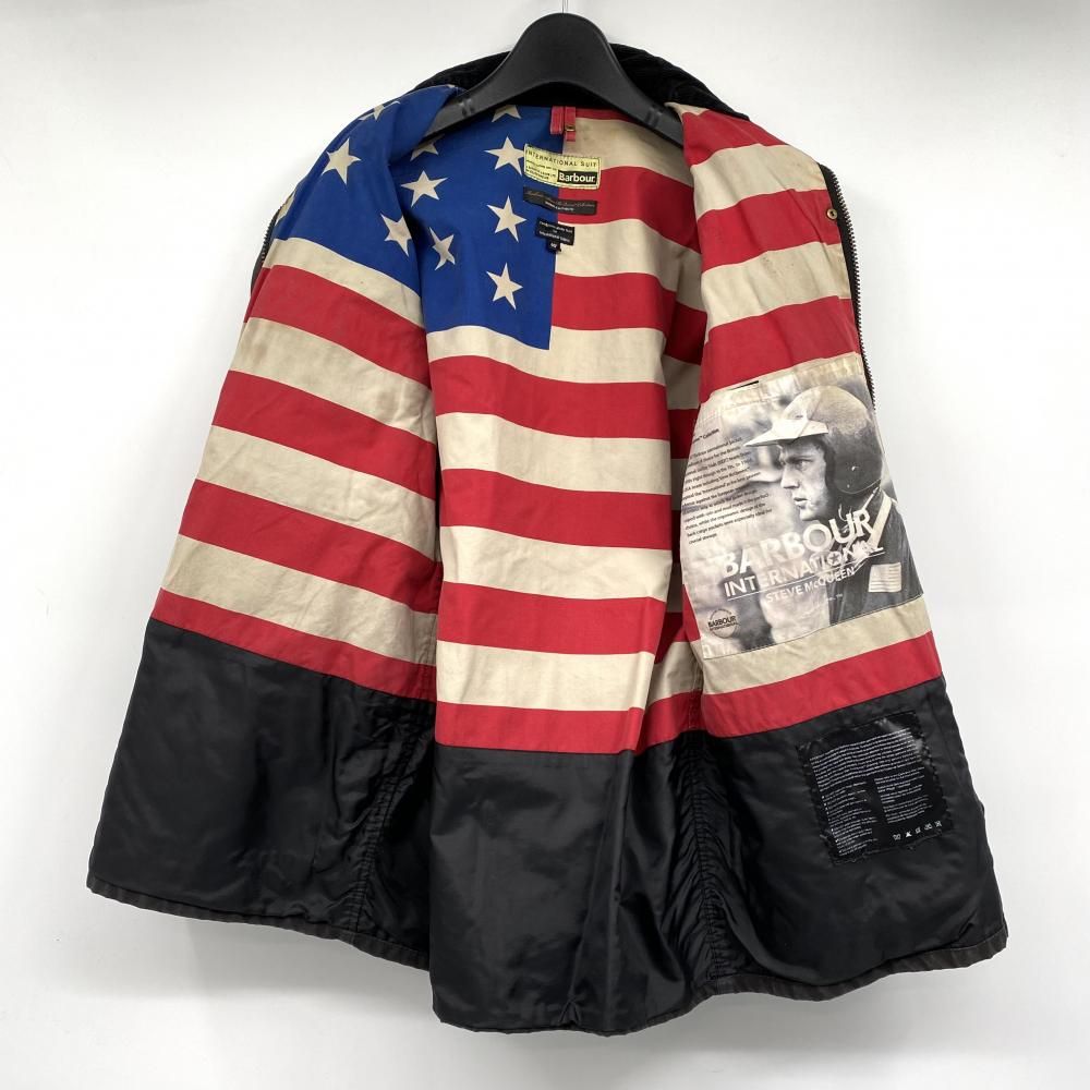 中古】Barbour INTERNATIONAL BAKER オイルドクロスジャケット サイズ 