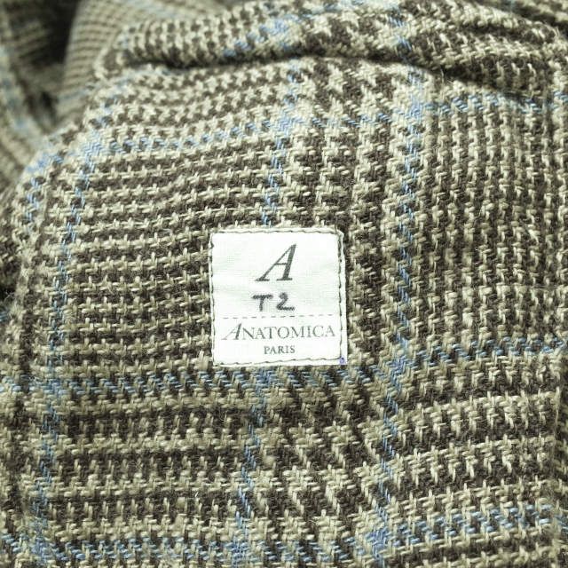アナトミカ　ユナイテッドアローズ　アルチュールコート　千鳥柄　リネン ARTHUR” IRISH LINEN | ANATOMICA SAPPORO アナトミカ札幌