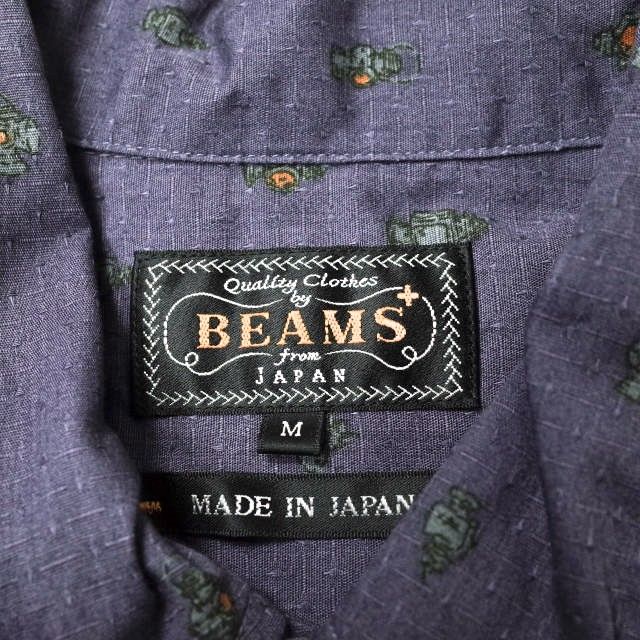 BEAMS PLUS ビームスプラス 23AW 日本製 コットンドビープリント