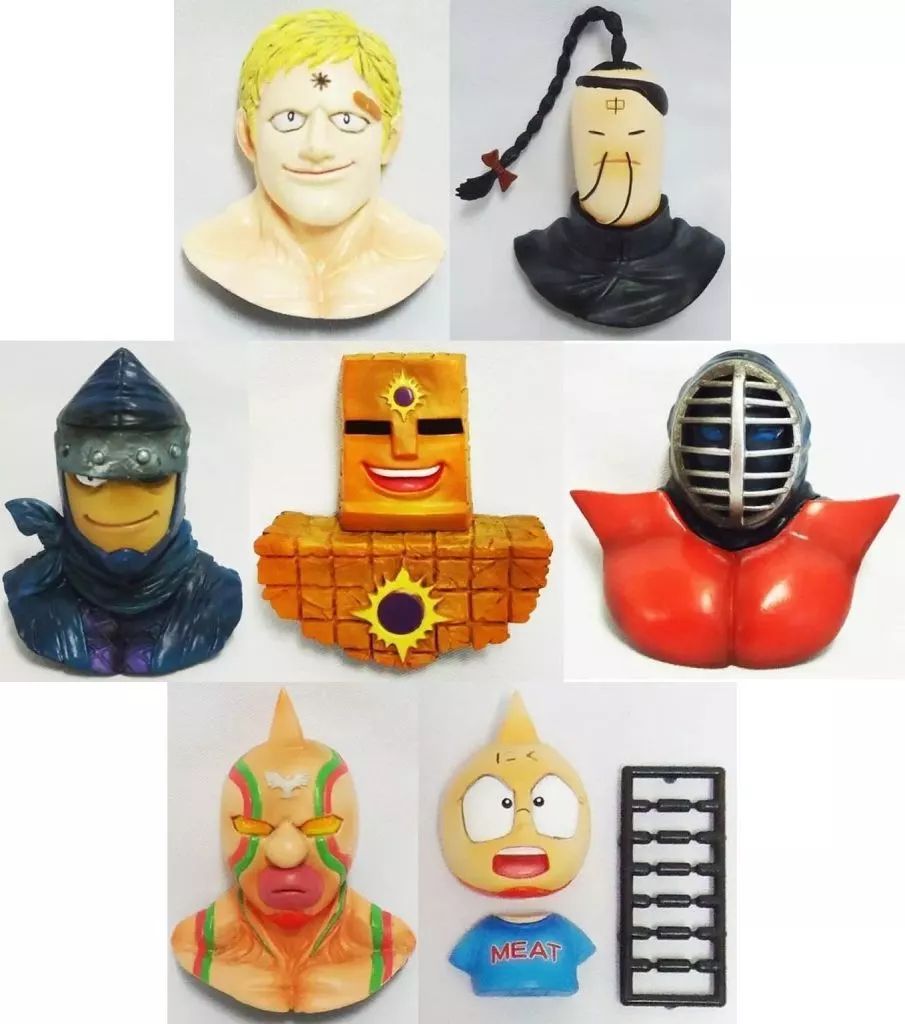 中古】雑貨 全7種セット 「キン肉マン リアルマスクマグネット
