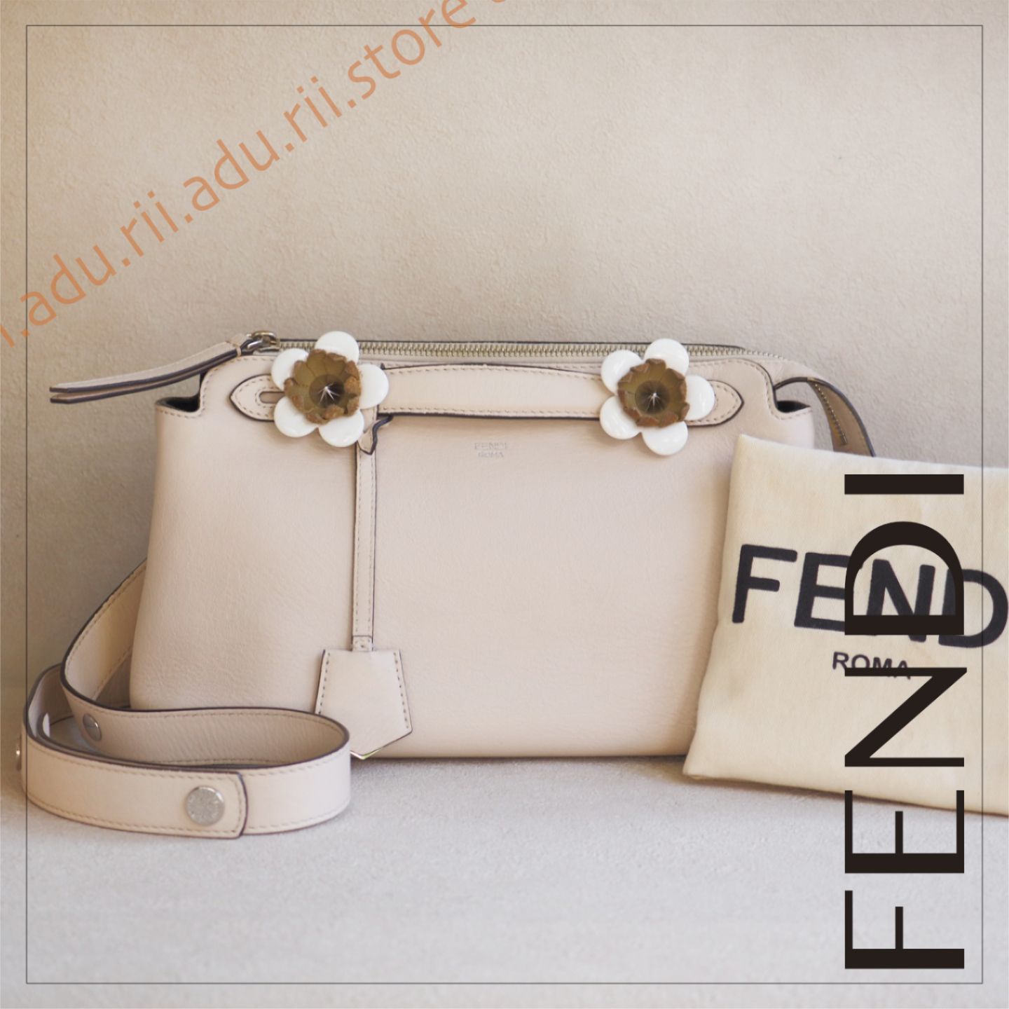 FENDI バイザウェイ ミニ フラワー刺繍 使用感あり FENDI バイザウェイ ミニ フラワー刺繍 使用感あり FENDI(フェンディ