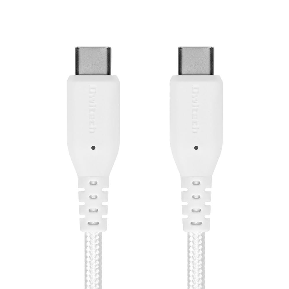 新品 オウルテック 超タフ Type-Cケーブル 3ｍ 断線に強い PD60W 急速充電 データ転送 480Mbps USB-C やわらか ケーブルバンド付き 耐屈曲10万回以上 Type-C to Type-Cケーブル ホワイト OWL-CBA4CC30-W