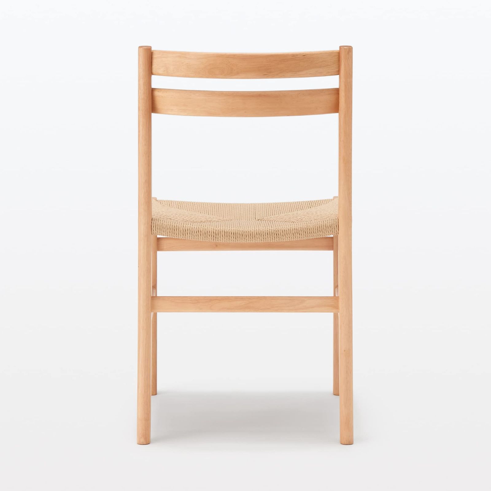 在庫処分】木製ペーパーコードチェア 無印良品 ナチュラル