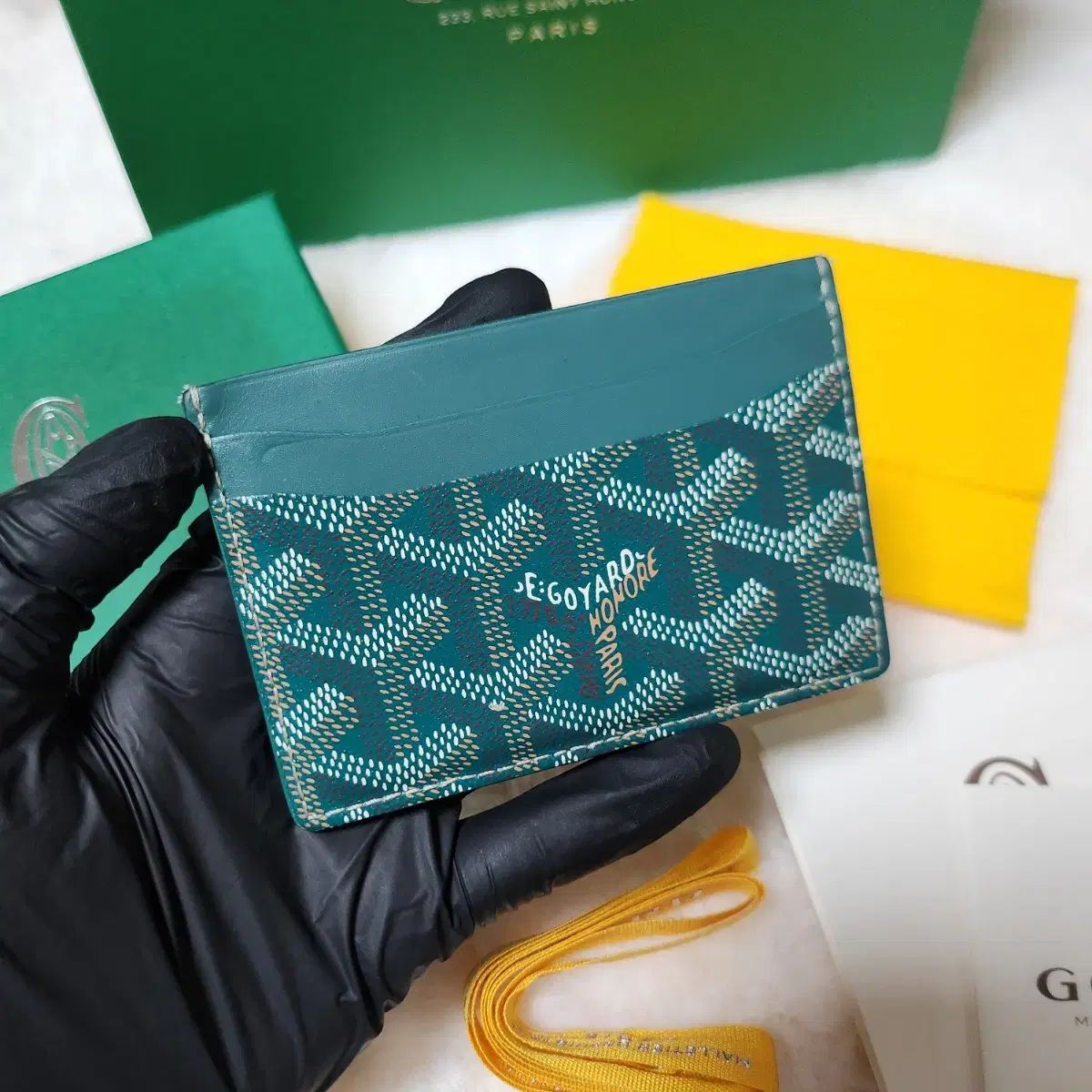 最終値下げ！GOYARD ゴヤール 長財布 グリーン 正規品 Goyard(ゴヤール