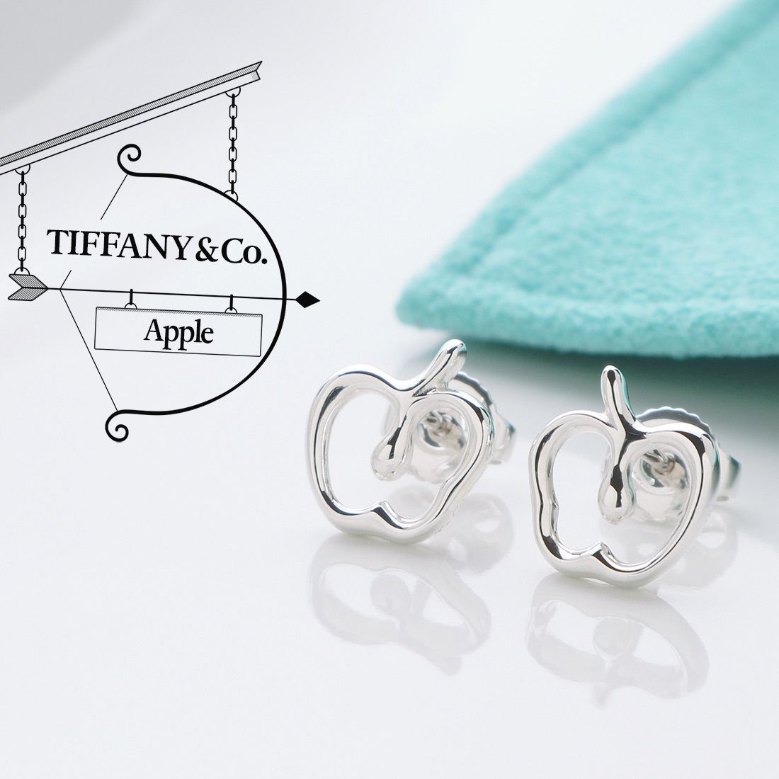 TIFFANY ティファニー アップル ピアス アクセサリー ピアス(両耳用