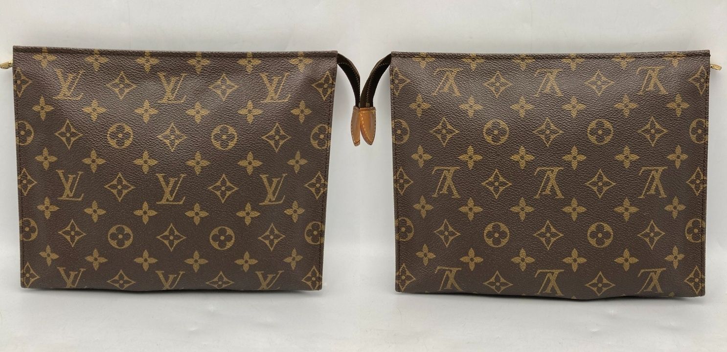 Louis Vuitton ルイヴィトン モノグラム ポッシュトワレット26 ポーチ セカンドバッグ M47542 D4