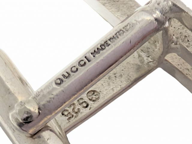 グッチ カフス SV925 カフリンクス Gロゴ Gモチーフ シルバー素材