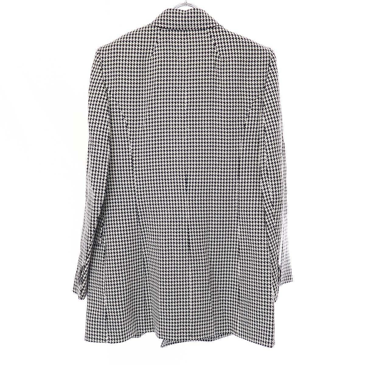 BALENCIAGA バレンシアガ 20AW ハウンドトゥース ダブルブレスト 