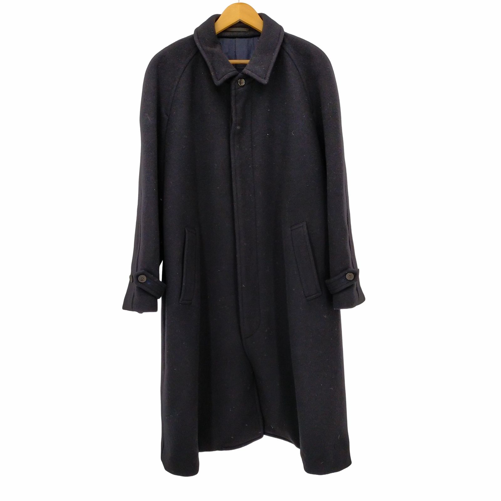 コムデギャルソンオム　80s　AD表記なし　混紡　起毛　ステンカラーコート コムデギャルソンオム COMME des GARCONS HOMME 80S AD表記無