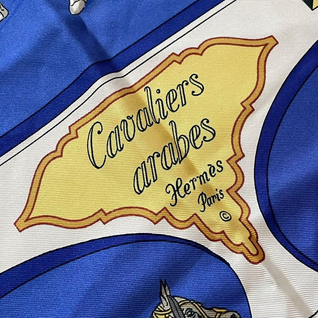 HERMES エルメス スカーフ カレ90 Cavaliers Arabes - メルカリ