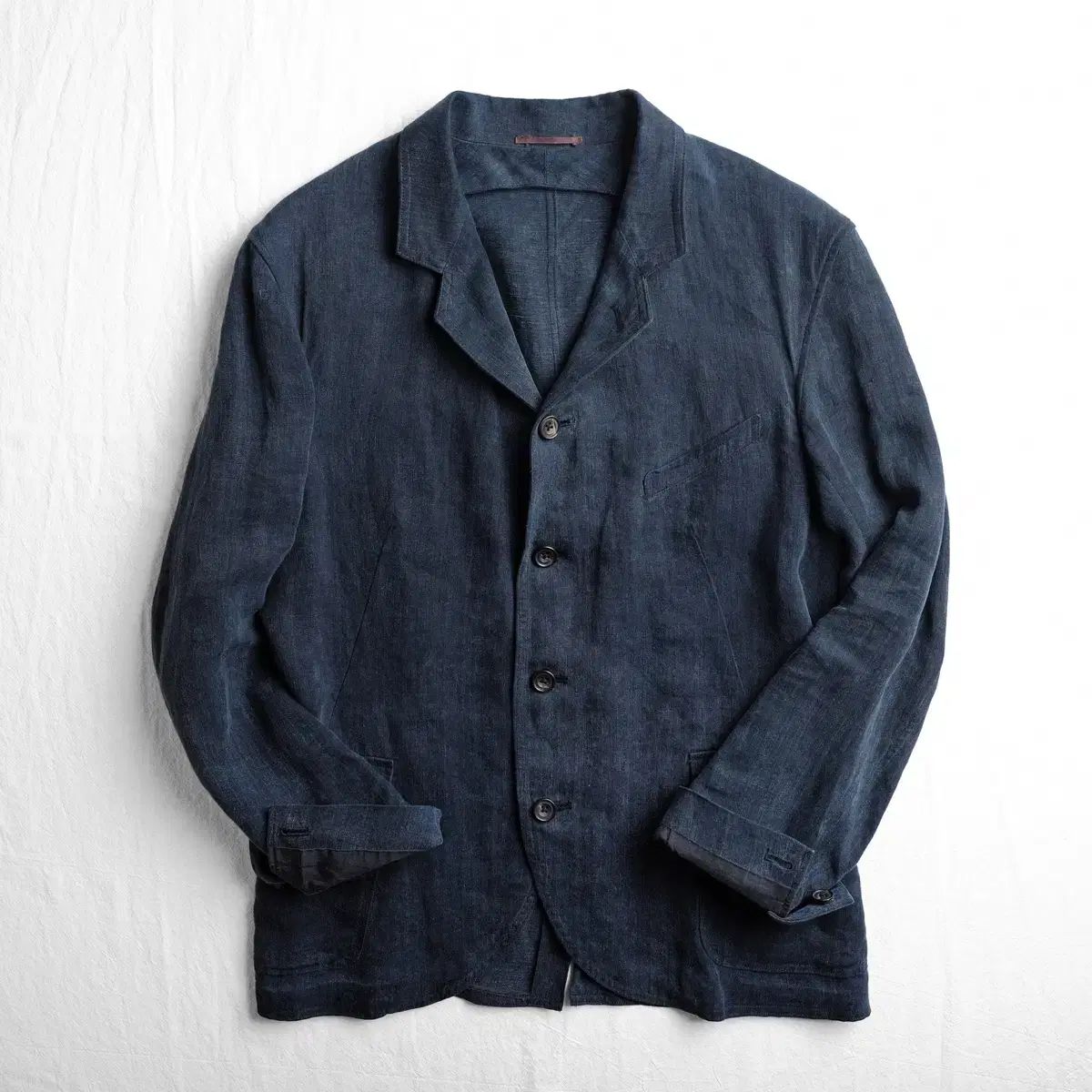 ジョー 14ss リネン ジャケット ネイビー 38 サイズ