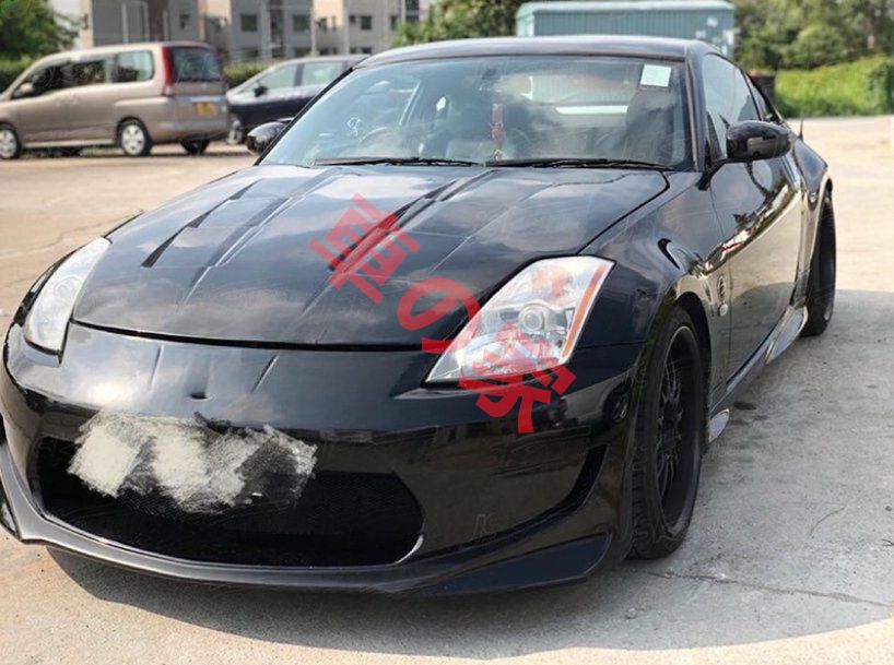日産 フェアレディZ Z33 350Z 2003～2005対応 JSKスタイル FRP 製 ダクト付きボンネット