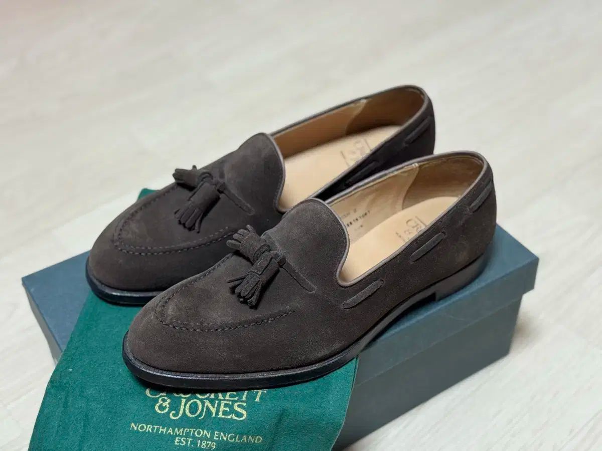 極美品 クロケット&ジョーンズ キャベンディッシュ3 5E ダークブラウン