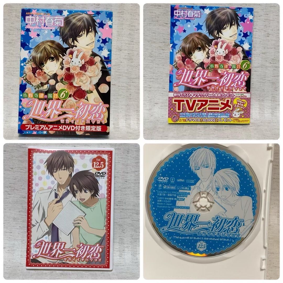 世界一初恋1〜10巻＋プレミアムアニメDVD - 女性漫画