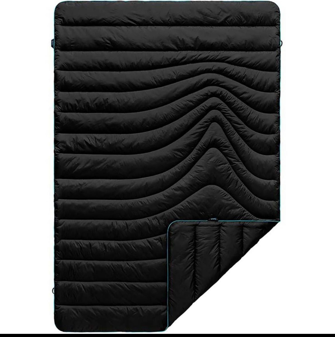 RUMPL ランプル☆The Original Printed Puffy Blanket 1-Person Black