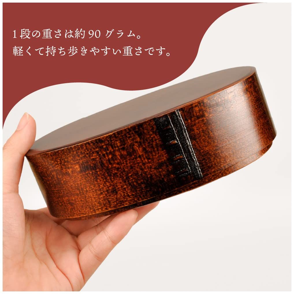 【新品・未使用品】木曽ひのき　漆塗り　めんぱ　合わせ　曲げわっぱ　小判型　2段 酒井産業 木曽ひのき小判 めんぱ 二段 曲げわっぱ 日本製 弁当箱