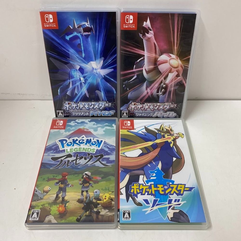 ポケットモンスター ブリリアントダイヤモンド 4本セット Nintendo Switchソフト】ポケットモンスター ブリリアント