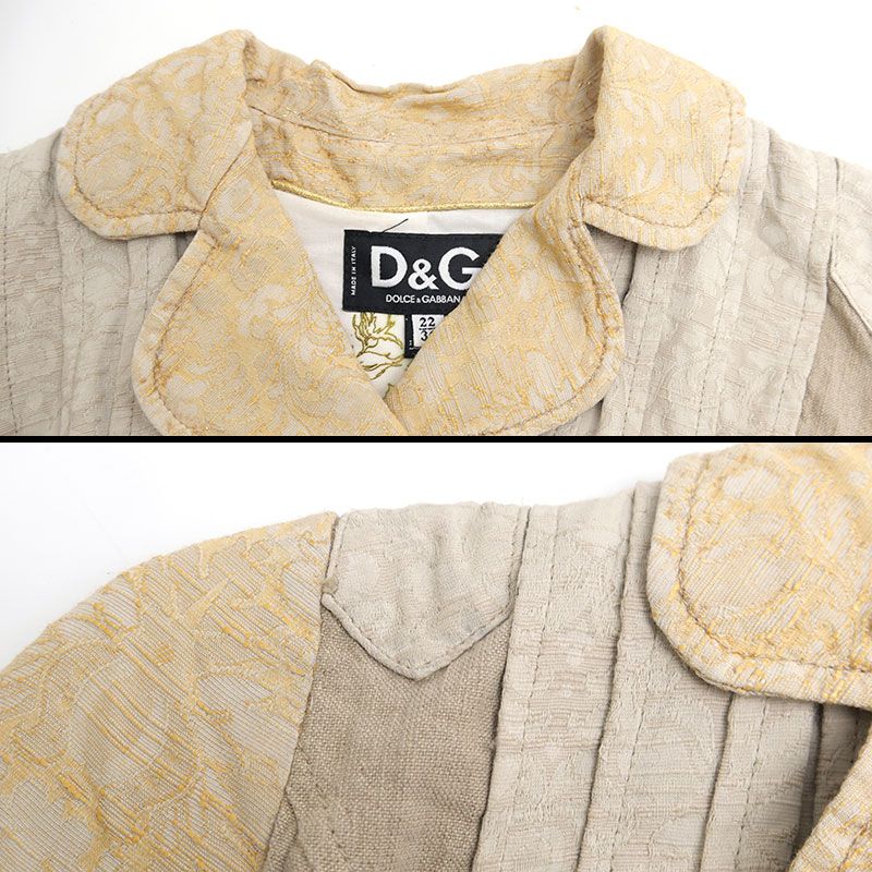 【超希少カラー】DOLCE&GABBANA ドルチェ&ガッバーナ ジャケット DOLCE&GABBANA - DOLCE&GABBANA ルースター スパンコール