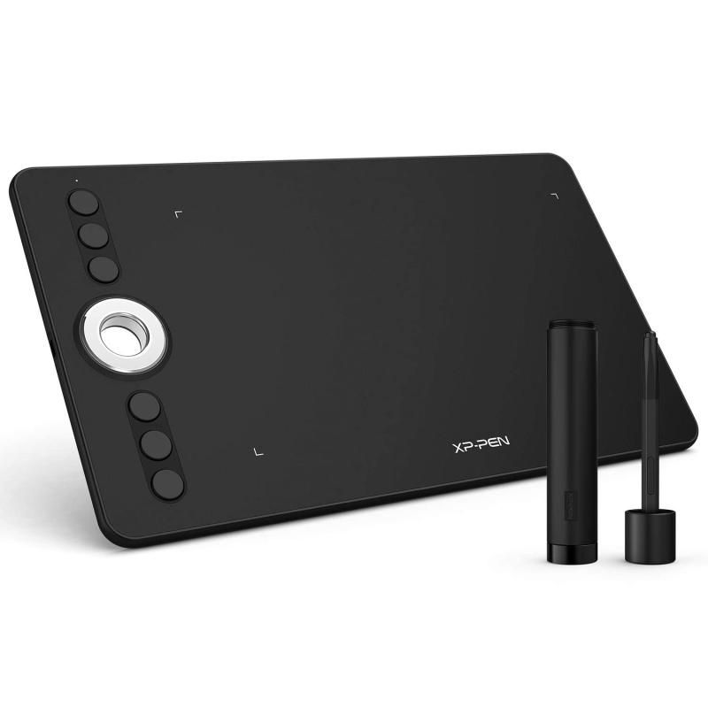 XPPen ペンタブ 板タブ Decoシリーズ 10インチ エクスプレスキー6個 消しゴム機能搭載 テレワーク Deco 02