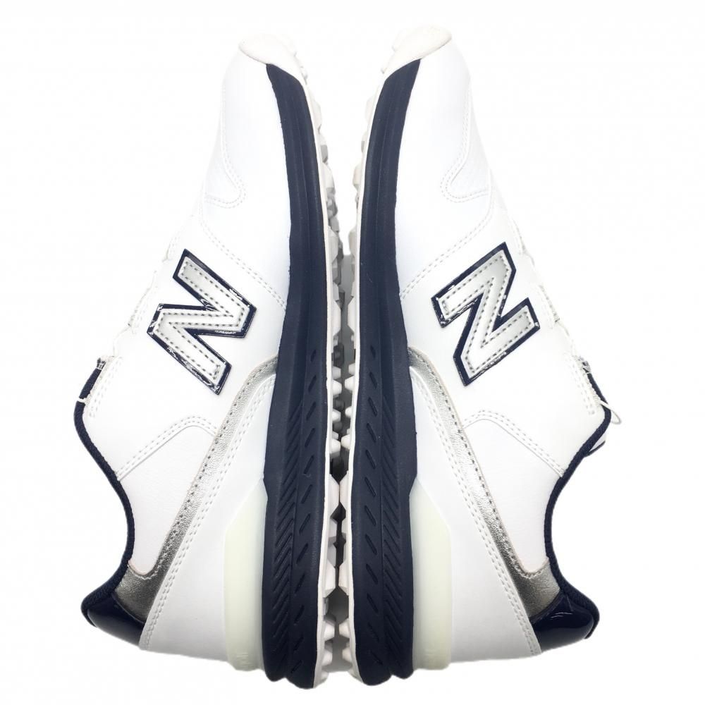 超美品】ニューバランス ゴルフシューズ 白×ネイビー UGBS996X