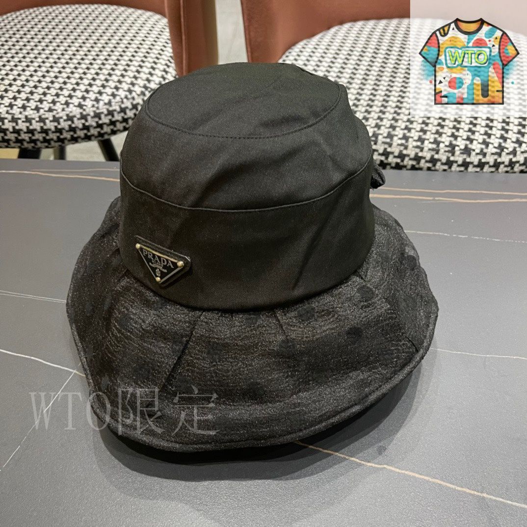 PRADA バケットハット Ｍ バケットハット PRADA(プラダ) ハット(メンズ) - 海外通販のBUYMA