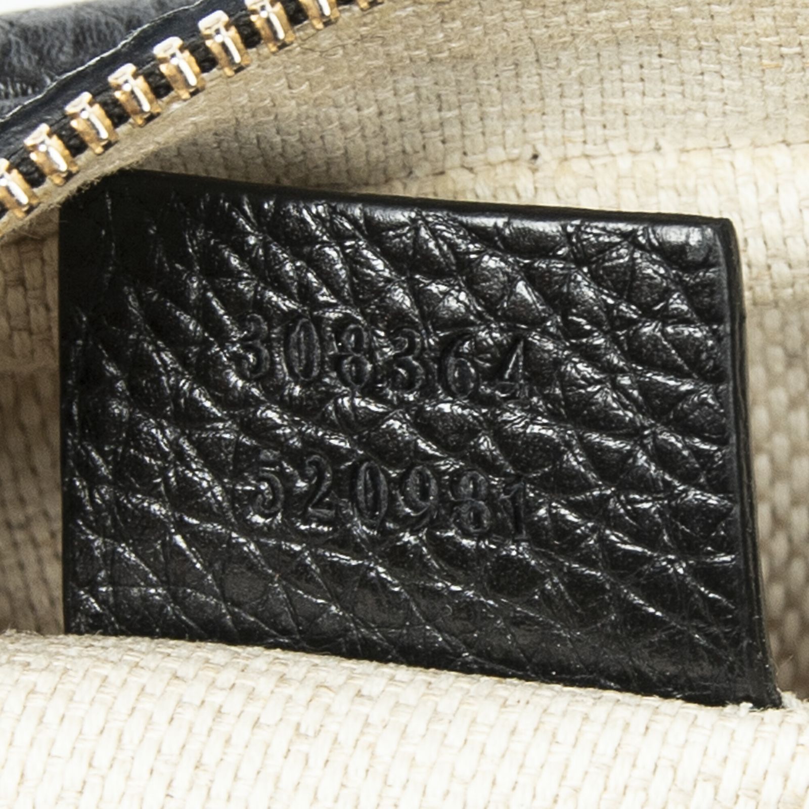 GUCCI グッチ黒グレインカーフスキンレザーA DECORATOM_COM_BR