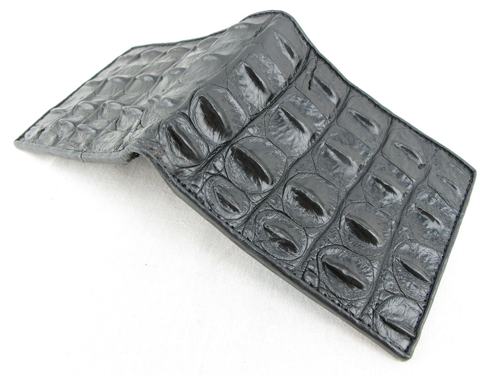 Pelgio なクロコダイル革の財布黒色