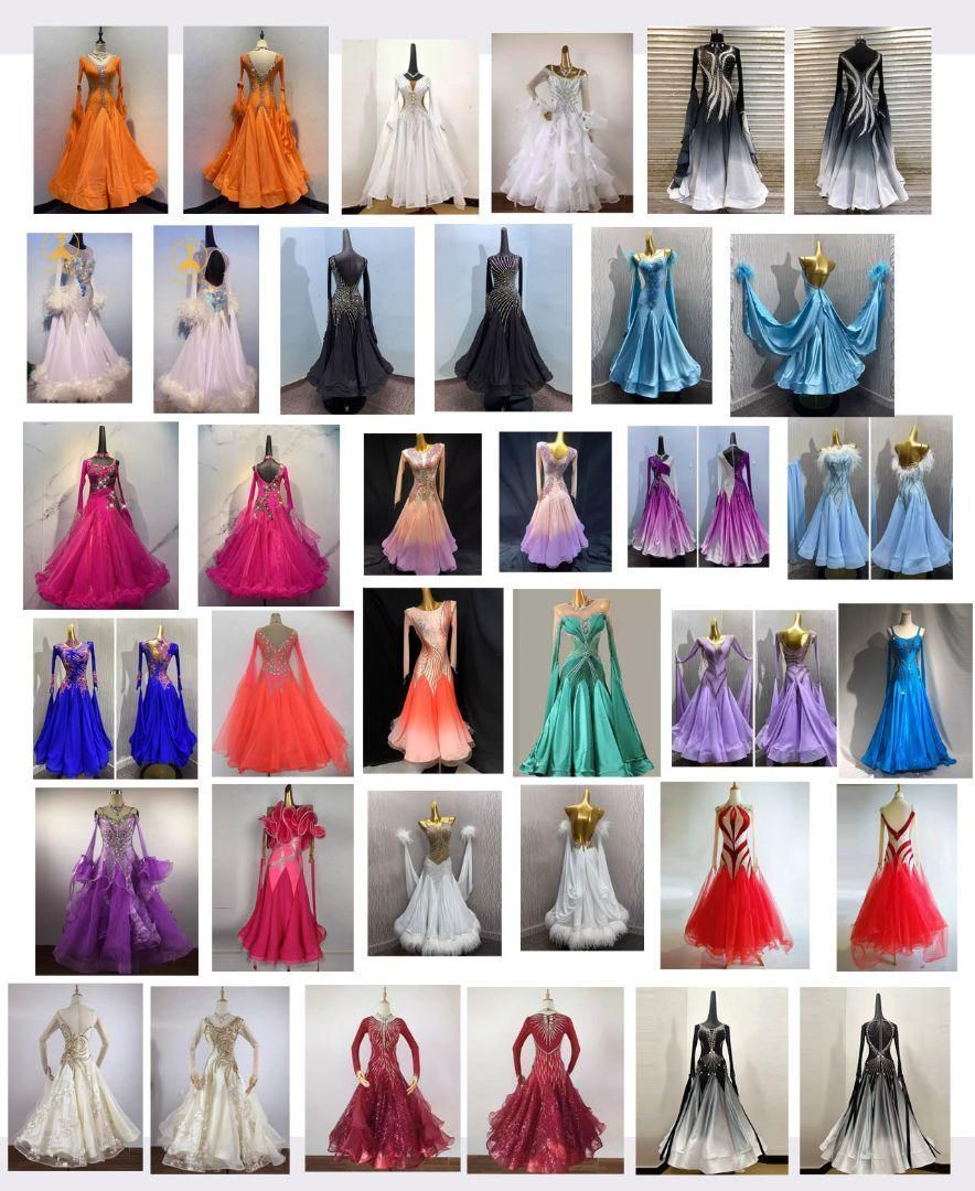 オーダーメイド　社交ダンス衣装　ウェスト細見 スタンダードドレス オーダーメイド 社交ダンス衣装 スタンダードドレス オーダーメイド