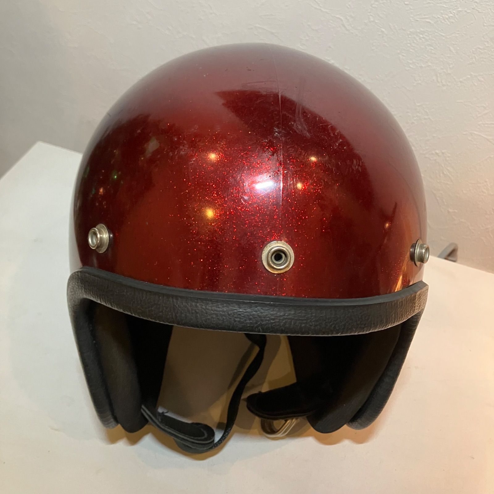 BUCO☆ENDURO 1970年代製 ブコ ビンテージ Lサイズ 赤 ヘルメット
