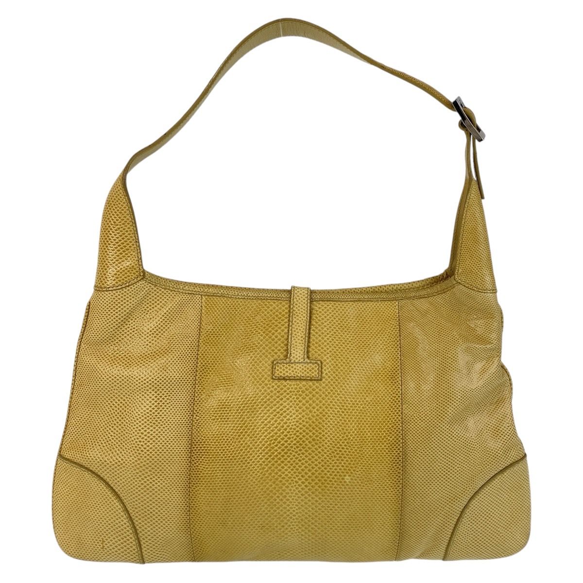 美品 GUCCI グッチ ジャッキー ベージュ パイソン 28628 ショルダー 
