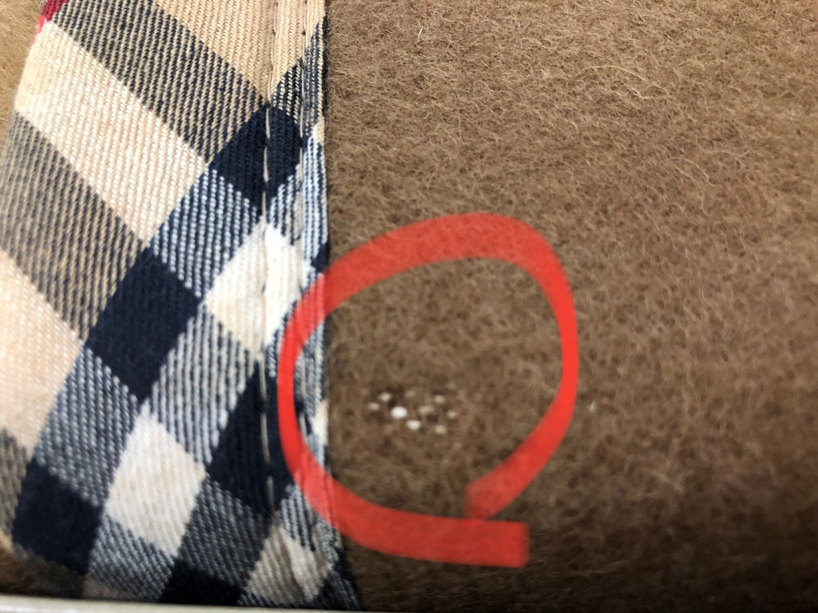 純毛毛布 バーバリーBurberrys ウール100％ 虫食いあり - メルカリ