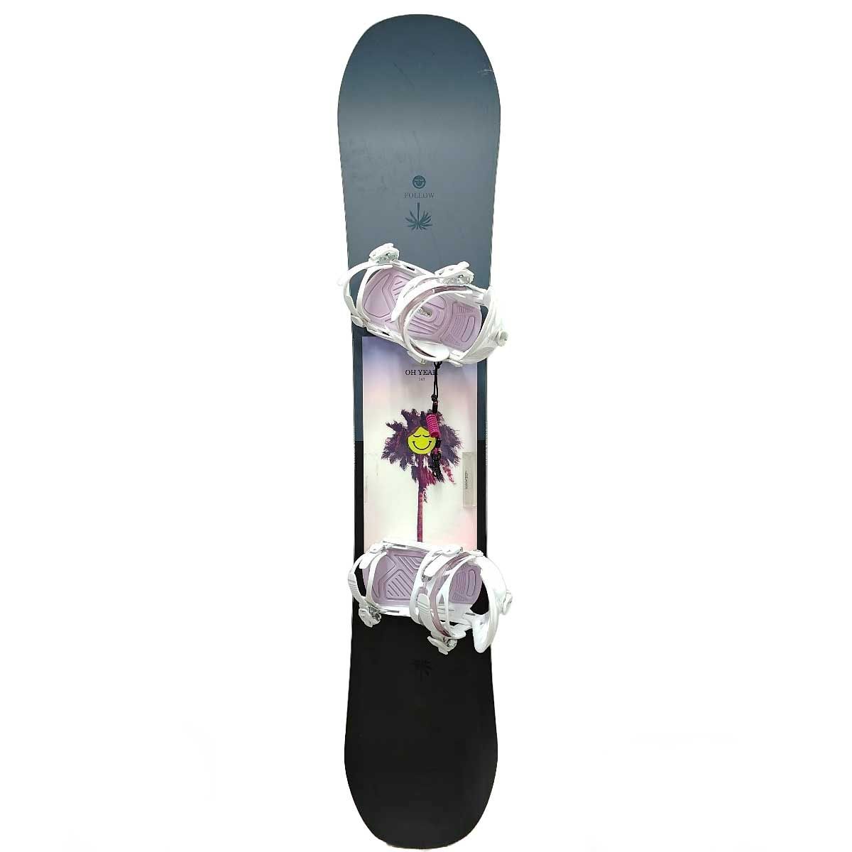 サロモン OH YEAH 21/22 オーイエー スノーボード 147cm レディース SALOMON Roxy ロキシー LOLA ビンディング ケース付き