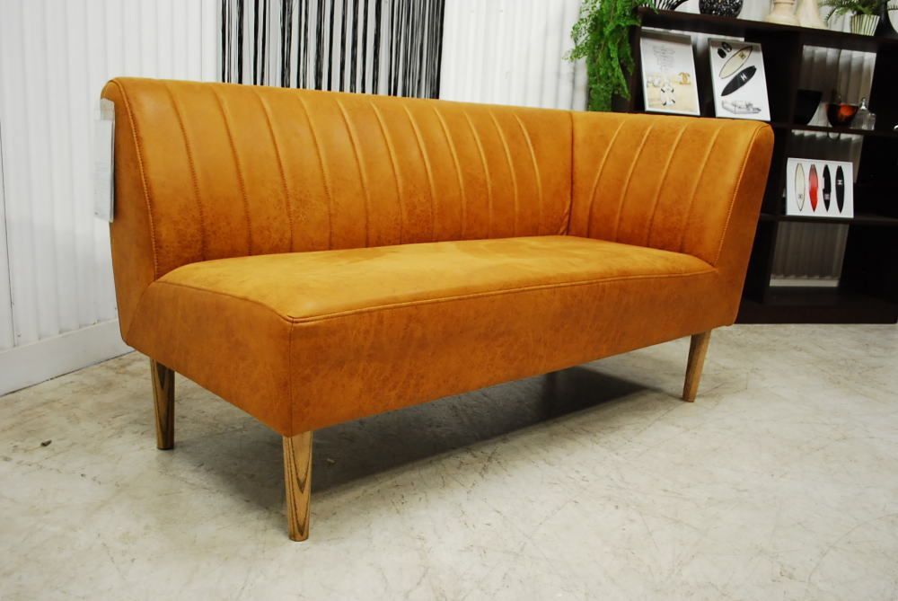 アウトレット 現品限り 一部 キャメルブラウン 片肘デザインソファー ヴィンテージ調 モダンデザイン NEXPOTALLINN_EU