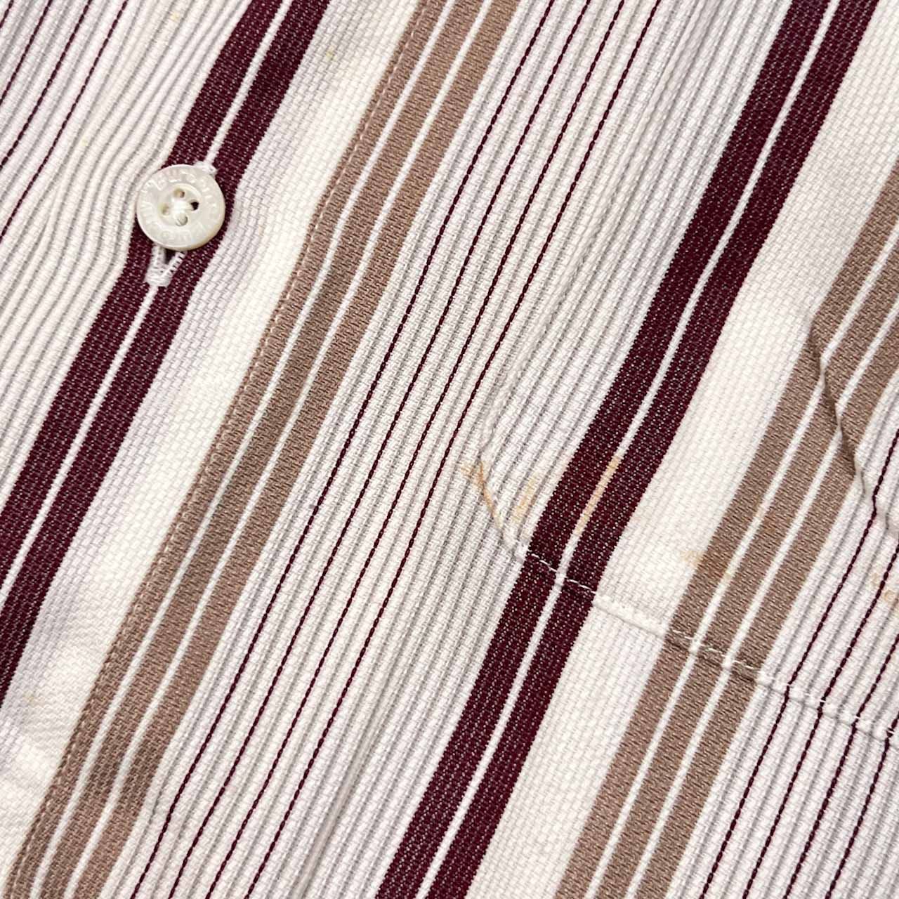 タグ付き新品★BURBERRY 半袖シャツ ストライプ ヴィンテージ L BURBERRY GOLFストライプ柄 半袖シャツ L - メルカリ