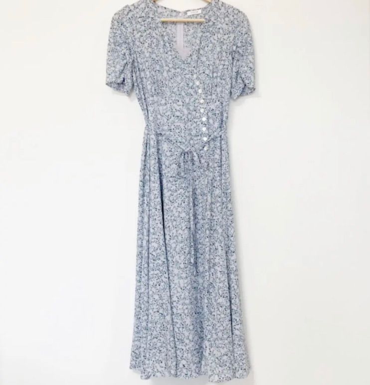 試着のみ インナー付 フレイアイディー カシュクールフラワー ロングワンピース 試着のみ インナー付 フレイアイディー カシュクールフラワー