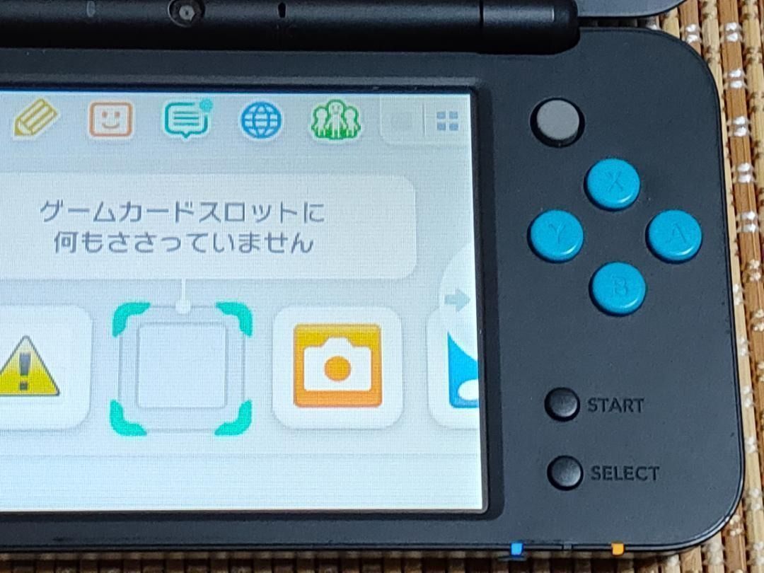 New2DSLL ブラック×ターコイズ